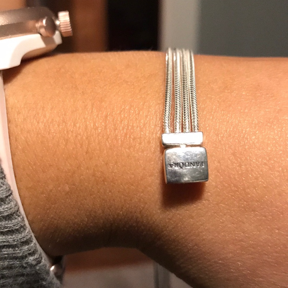 Pandora Reflexions multi snake chain bracelet 6.5 - Picture 7 of 16